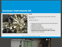 Tablet Screenshot of euroscan.be