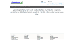 Desktop Screenshot of euroscan.hu